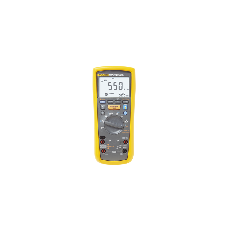 Multímetro de Aislamiento 0, 01 MΩ, 2GΩ , Prueba de 50V, 1000V, Compatible con FLUKE CONNECT