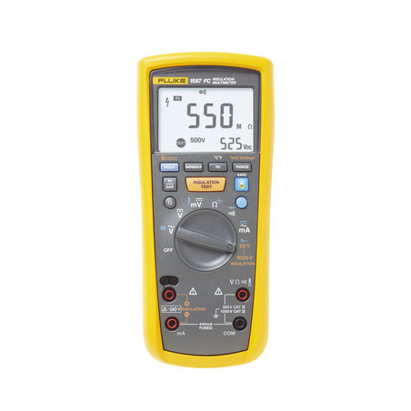 Multímetro de Aislamiento 0, 01 MΩ, 2GΩ , Prueba de 50V, 1000V, Compatible con FLUKE CONNECT