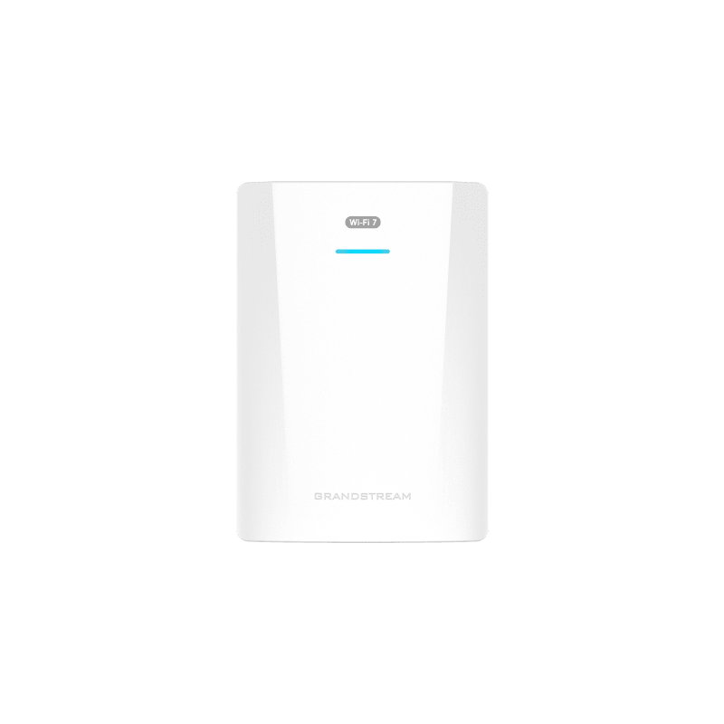 Punto de Acceso Wi-Fi 7 para Pared, GWN7670WM, MIMO 2x2:2 DL-UL OFDMA, Modulación 4096 QAM, 2, 5G Ethernet PoE+, Hasta 256 Clien