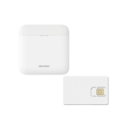 KIT de Alarma AX PRO, Incluye: 1 Hub con batería de respaldo, 1 año de Servicio de Datos 600MB, Wi-Fi, 3G/4G, Compatible con Hik