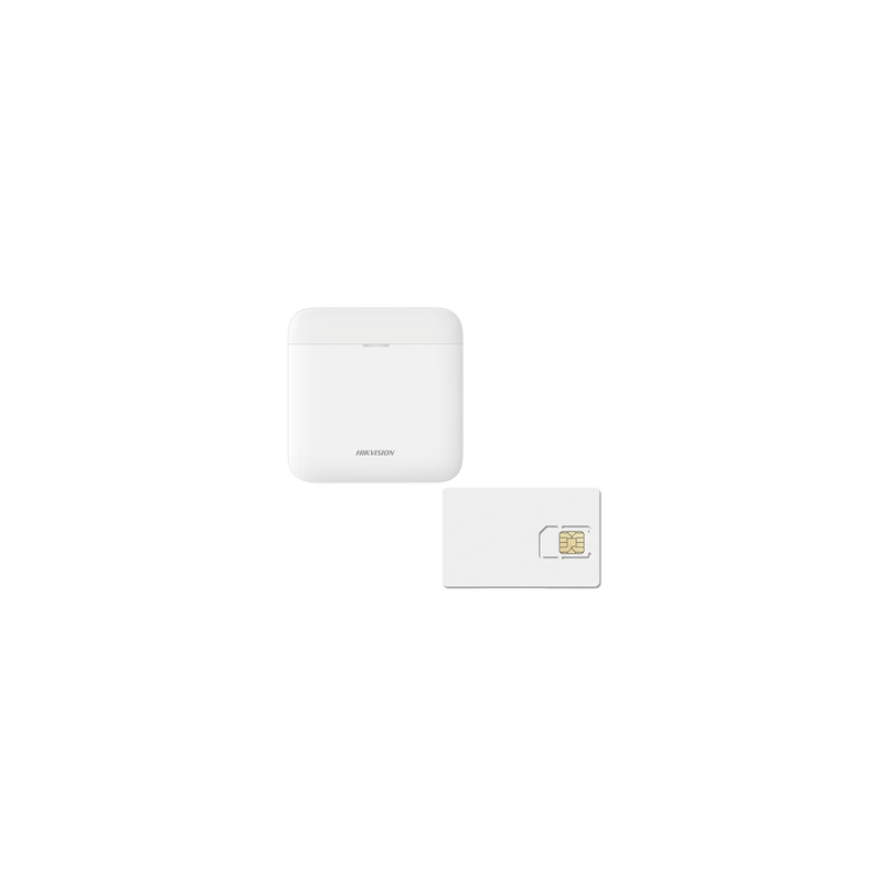 KIT de Alarma AX PRO, Incluye: 1 Hub con batería de respaldo, 1 año de Servicio de Datos 600MB, Wi-Fi, 3G/4G, Compatible con Hik