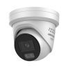 Cámara Turret IP 8 Megapixel, Lente 2, 8 mm, 30 mts IR + Luz Blanca, 2 Micrófonos Integrados, Exterior IP67, Estrobo Luz Blanca,