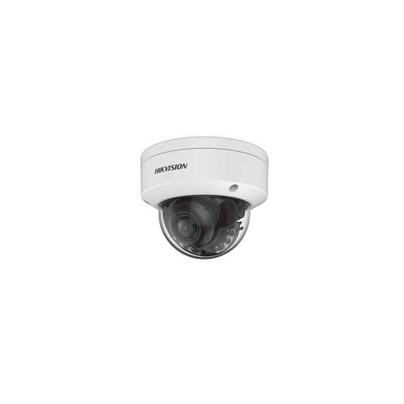 Domo IP 8 Megapixel, Lente Mot, 2, 7 a 13, 5 mm, Dual Light (40 mts IR + 40 mts Luz Blanca ), Darkfighter S, Exterior IP67, IK10