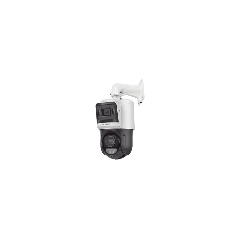 Cámara Domo PTZ IP 4 Megapixel con Cámara Fija 4 Megapixel, 25X Zoom, 100 mts IR + 30 mts Luz Blanca, IP67, ACUSENSE, PoE+, 2 Mi