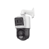 Cámara Domo PTZ IP 4 Megapixel con Cámara Fija 4 Megapixel, 25X Zoom, 100 mts IR + 30 mts Luz Blanca, IP67, ACUSENSE, PoE+, 2 Mi