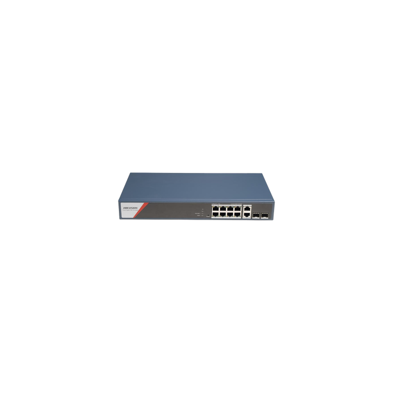 Switch Gigabit PoE+, Administrable, 8 Puertos 1000 Mbps PoE+(4 Puertos PoE++ 90 W), 2 Puertos 1000 Mbps de Uplink, 2 Puertos SFP