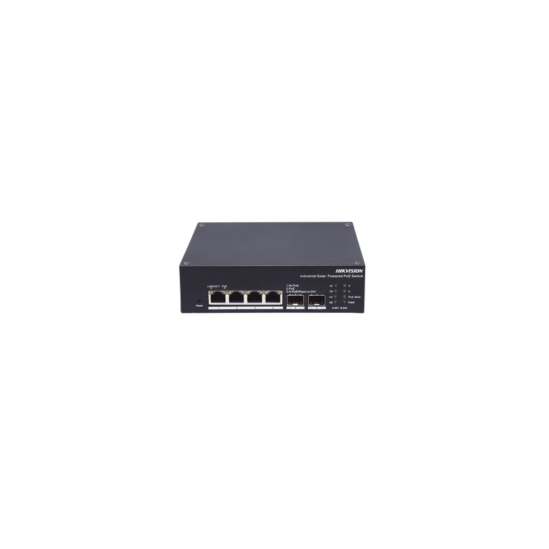 Switch Industrial con UPS, Administrable Gigabit, 3 Puertos Gigabit PoE+ (30 W) + 1 Puertos Gigabit PoE++ (90 W), 2 Puertos SFP,