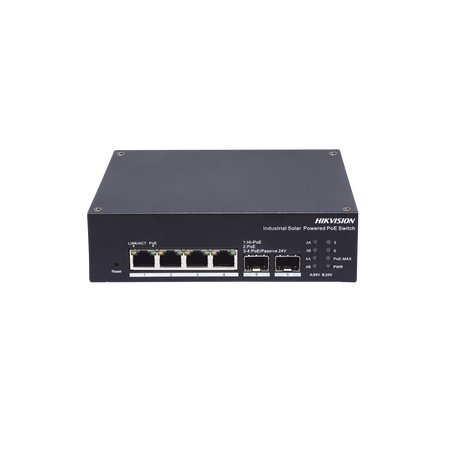 Switch Industrial con UPS, Administrable Gigabit, 3 Puertos Gigabit PoE+ (30 W) + 1 Puertos Gigabit PoE++ (90 W), 2 Puertos SFP,