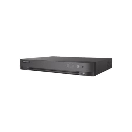 DVR 16 Canales TURBOHD + 8 Canales IP, 5 Megapixel Lite, 3K Lite, Salida Independiente HDMI, VGA, Audio de Dos Vías por Coaxitro