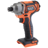 Herramientas de Impacto, Torque 210 lb-ft, Motor de CD sin Escobillas, Luz de Trabajo, Sin Batería, Ideal para Aplicaciones Prof