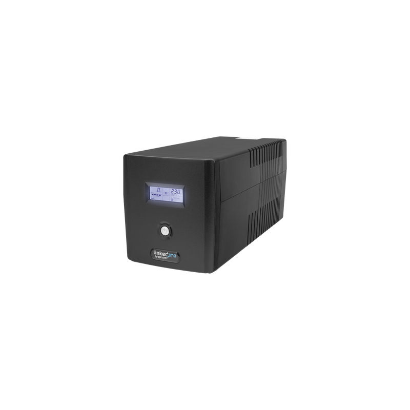 UPS 1200VA/720W Pantalla LCD, Línea Interactiva 120Vca, 6 tomas 5-15R 