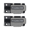 Par de Holders para fibra óptica 250 micras para Fusionadora LinkedPRO LP-FS-PRO-X6