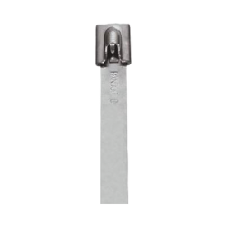 Cincho StrongHold de Acero Inoxidable Tipo 304, 998 mm largo x 6, 6 mm ancho, Color Metálico, Paquete de 25pz