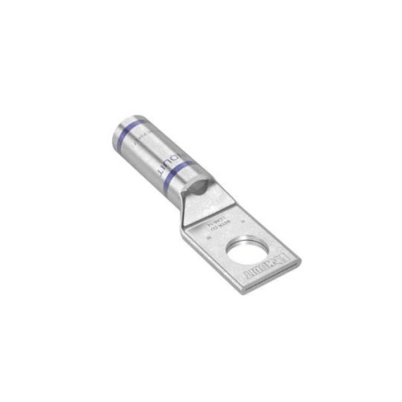 Zapata de compresión LCA6-14-L, para cal, 6 Awg, Barreno para tornillo prisionero de 1/4, 1 Pieza