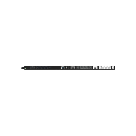 PDU Monitoreable (MI) para Distribución de Energía, Enchufe de Entrada NEMA L21-30P, Con 18 Salidas C13 y 6 C19, de Instalación