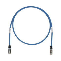 Patch Cord Cat6A, Blindado S/FTP, CM/LS0H, 30 ft, Color Azul