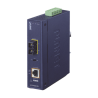 Convertidor de Medios Industrial PoE+ 1000BASE-LX a 10/100/1000BASE-T 802, 3at (SC, SM) -20 km