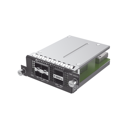 RG-CS85 series switch expansion card Œ4 x 10G BASE-X SFP+Ports, 2 x 100G BASE-X QSFP28 ports