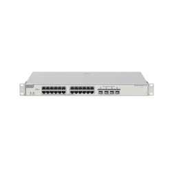 Switch Administrable Capa 3 con 24 puertos Gigabit PoE 802, 3af/at + 4 SFP+ para fibra 10Gb, gestión gratuita desde la nube, 370