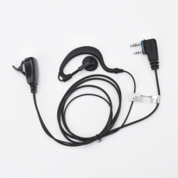 Micrófono, audífono de solapa ajustable al oído para ICOM IC-F11, 14/3