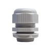 Conector Plástico Blanco Tipo Glándula para Rosca NPT 1"