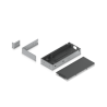 Kit para instalar en rack switches USW-PRO-MAX-16-POE o USW-PRO-MAX-16, 1UR, con base para fuente de alimentación y cable