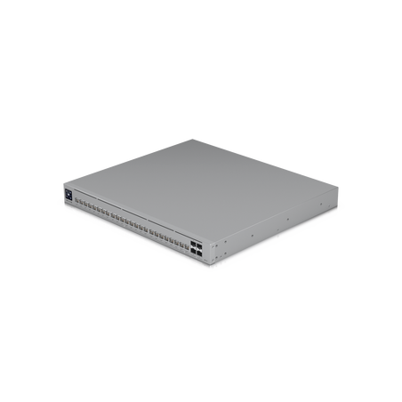 UniFi Switch Pro HD Capa 3, 24 puertos Etherlighting POE++, (22) puertos 2, 5 GBE, (2) puertos 10GbE, todos POE++, (4) puertos 1