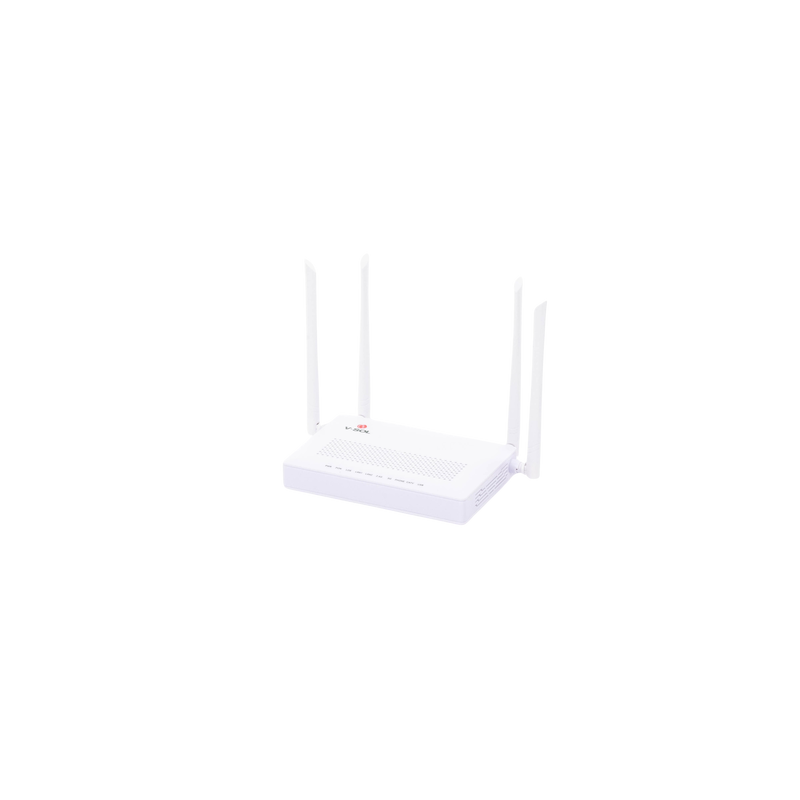 ONU Dual GPON/EPON con Wi-Fi AC de doble banda, 1 puerto SC/APC + 2 puertos LAN Gigabit + 1 puerto FXS + 1 Puerto CATV