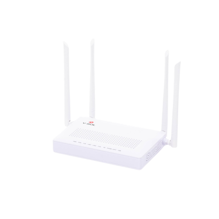 ONU Dual GPON/EPON con Wi-Fi AC de doble banda, 1 puerto SC/APC + 2 puertos LAN Gigabit + 1 puerto FXS + 1 Puerto CATV