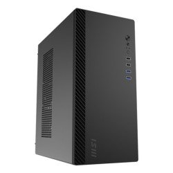 Gabinete MSI pro shield m100p, media torre, micro ATX mini ITX, sin fuente pc
