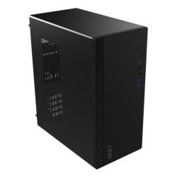 Gabinete MSI pro shield m100p, media torre, micro ATX mini ITX, sin fuente pc