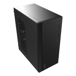 Gabinete MSI pro shield m100p, media torre, micro ATX mini ITX, sin fuente pc