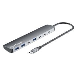 Concentrador USB, USB Tipo C, 640MB s, 1, 25GB s, Portátil, Unidad de estado sólido, Lector de tarjetas, Mouse, Teclado, Unidad