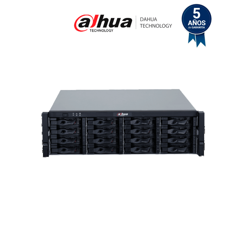 Servidor de almacenamiento IP, Rendimiento grabación 800 Mbps, 16 Bahí