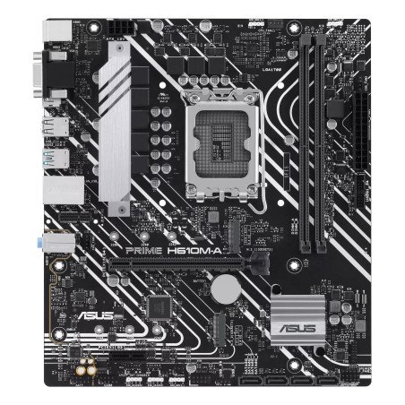 Tarjeta Madre Asus PRIME H610M-K D4-CSM 2XDDR4 64GB 3200Mhz HDMI VGA PCIe 4.0 M.2 S 1700 12th 13th 14th Gen mATX