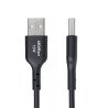Cable de Carga USB-A a USB-C de 15cm, Cable Cargador USB-A a USB Tipo C, Cable USB 2.0, 3A, Cable de Sincronización, M/M, Cable