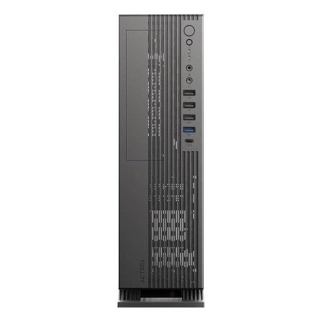 Gabinete acteck Slim onex gs455 max MB micro ATX fuente sfx 500w negro
