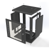 Gabinete de Pared de 12U con Puerta de Cristal Templado, 455 mm de Pro