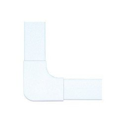 Sección en L color blanco de PVC auto extinguible, para canaleta PT48
