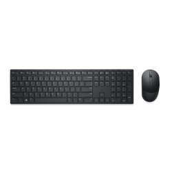 Teclado y mouse Pro DELL KM5221W - Español de Latinoamérica - Negro - Shipswith LATAM, Tamaño completo