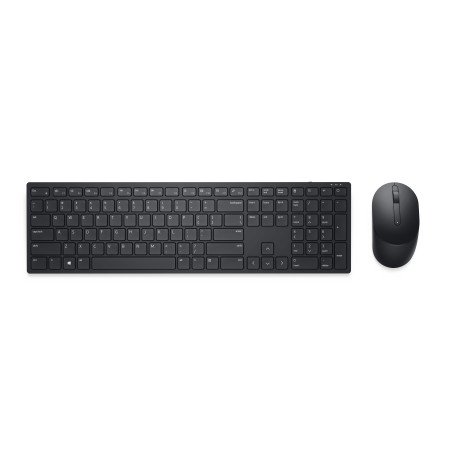 Teclado y mouse Pro DELL KM5221W - Español de Latinoamérica - Negro - Shipswith LATAM, Tamaño completo