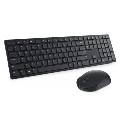 Teclado y mouse Pro DELL KM5221W - Español de Latinoamérica - Negro - Shipswith LATAM, Tamaño completo