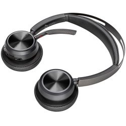 Auriculares USB-C-C Poly Voyager Focus 2 + adaptador USB-C/A, Inalámbrico, Oficina/Centro de llamadas, 175 g, Auriculares, Negro