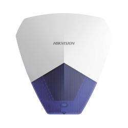 Sirena estrobo cableada Hikvision, ideal para cualquier panel de alarm