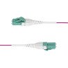 Cable de fibra óptica multimodo OM4 LC a LC UPC de 2 m, 50/125µm, 40G/100G, violeta érica Cable de fibra óptica multimodo OM4 LC a LC UPC de 2 m, 50/125µm, 40G/100G, violeta érica