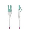 Cable de fibra óptica multimodo OM4 LC a LC UPC de 3 m, 50/125µm, 40G/100G, violeta érica Cable de fibra óptica multimodo OM4 LC a LC UPC de 3 m, 50/125µm, 40G/100G, violeta érica