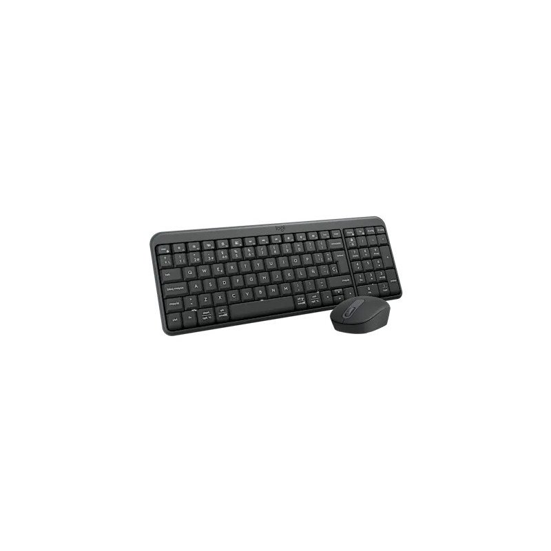 Combo, Inalámbrico, Bluetooth Logitech MK250 Compact Bluetooth Wireless QWERTY, Grafito, Ratón incluido Combo, Inalámbrico, Bluetooth Logitech MK250 Compact Bluetooth Wireless QWERTY, Grafito, Ratón incluido