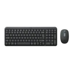 Combo, Inalámbrico, Bluetooth Logitech MK250 Compact Bluetooth Wireless QWERTY, Grafito, Ratón incluido
