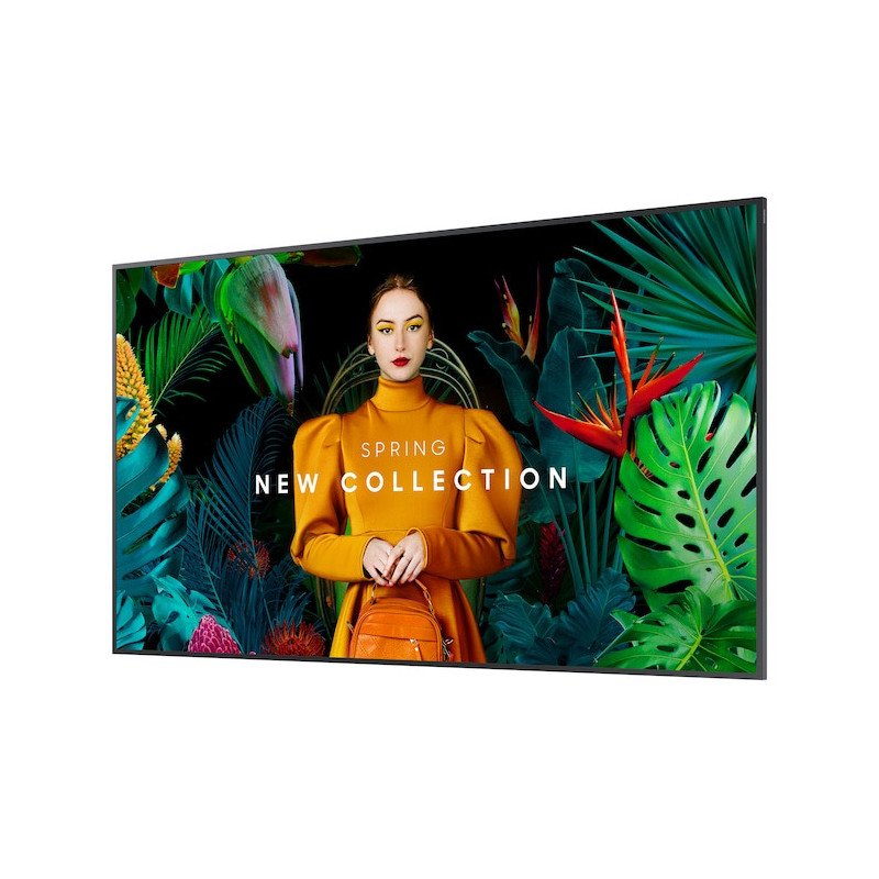 Pantalla plana publicitaria Samsung QH55C, de señalización digital, 139.7 cm (55"), 3840 x 2160 Pixeles, Wifi, 24/7