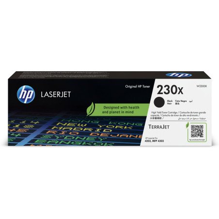 Cartucho de tóner HP 230X Black Original LaserJet Tóner Cartridge, 7500 páginas, Negro